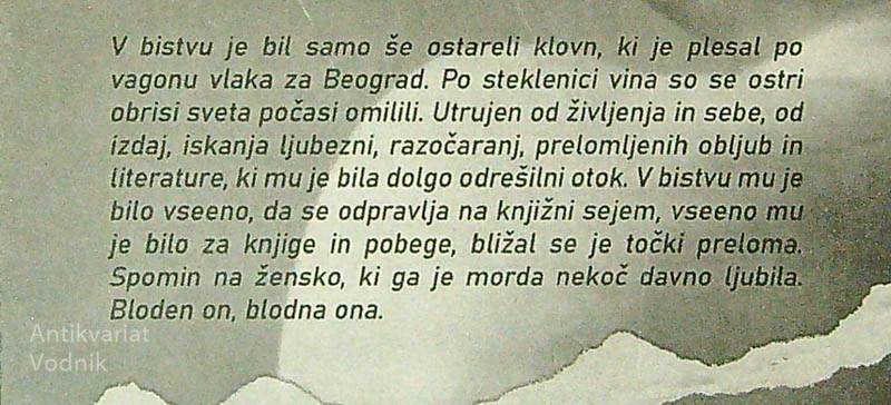 SAMOTA ORGAZMOV POZABLJENIH SMRTI, Franjo Frančič