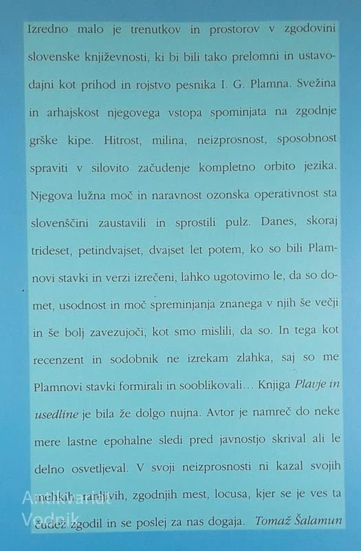 PLAVJE IN USEDLINE, Iztok Geister Plamen