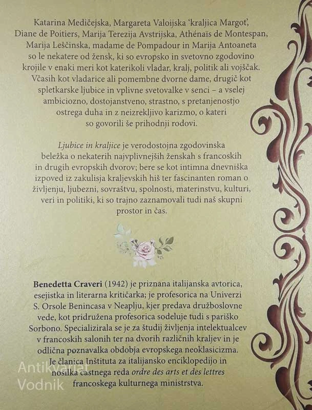 LJUBICE IN KRALJICE, Benedetta Craveri