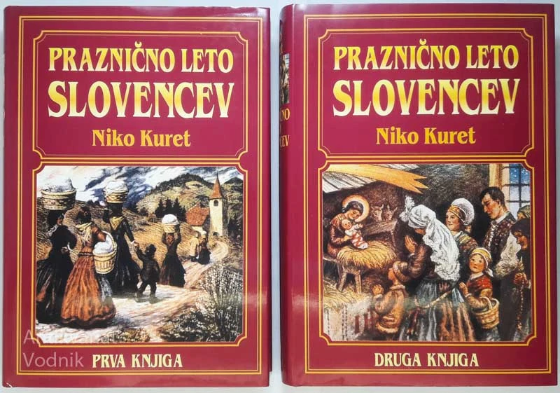 PRAZNIČNO LETO SLOVENCEV 1. in 2. knjiga,  Niko Kuret