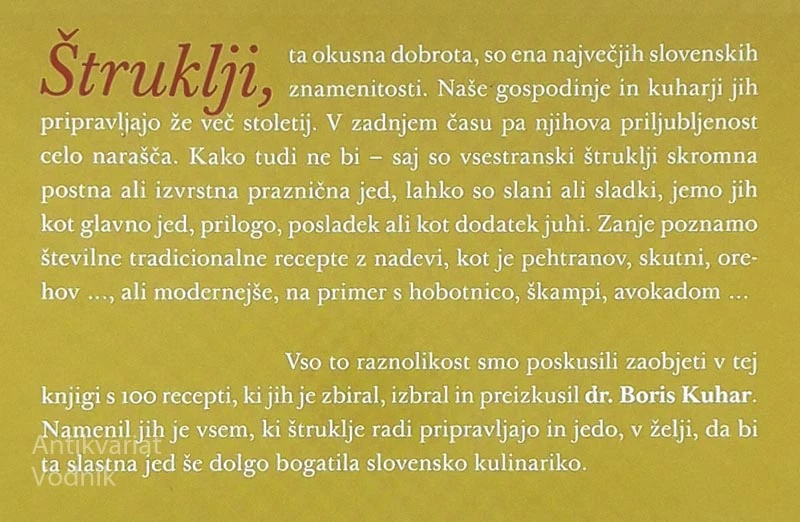 ŠTRUKLJI, Boris Kuhar