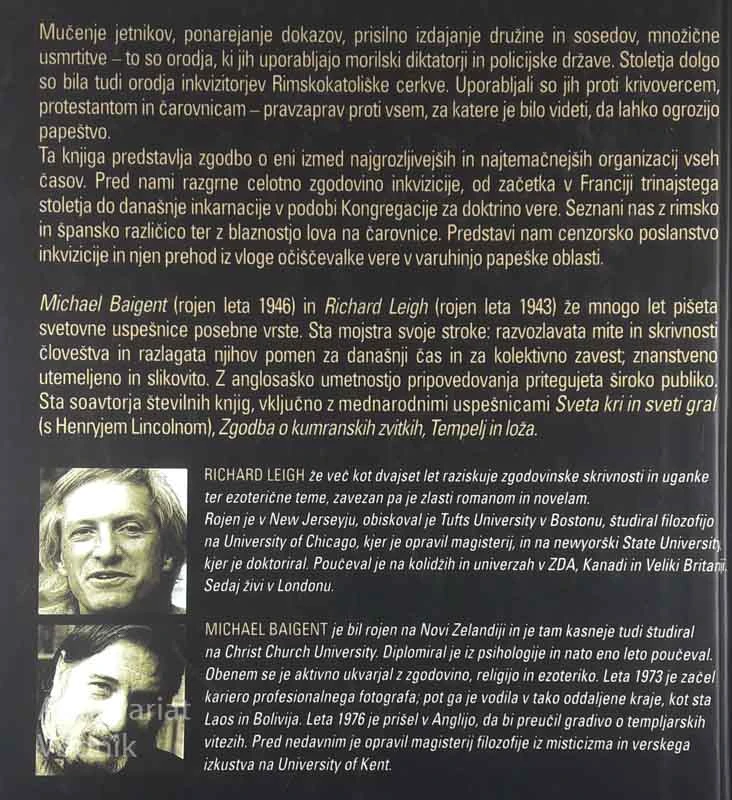 INKVIZICIJA, Michael Baigent in Richard Leigh