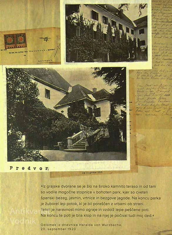 V OGLEDALU GRAJSKE ZGODOVINE; PREDDVOR IN RODBINA WURZBACH, Mira Delavec Touhami