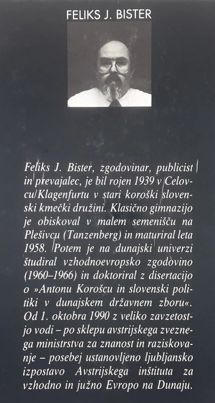 ANTON KOROŠEC, Feliks J. Bister