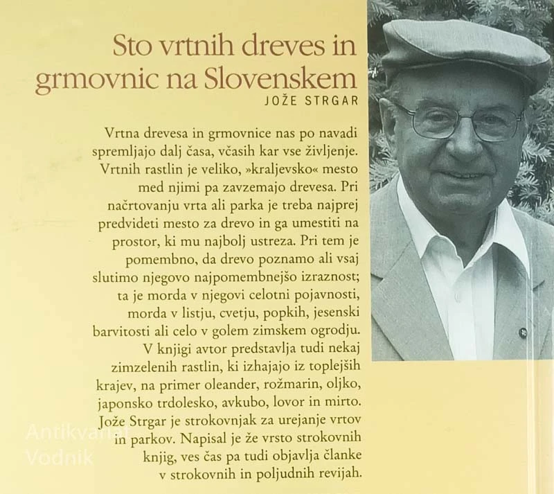 STO VRTNIH DREVES IN GRMOVNIC NA SLOVENSKEM, Jože Strgar