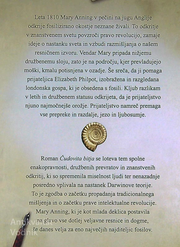 ČUDOVITA BITJA, Tracy Chevalier