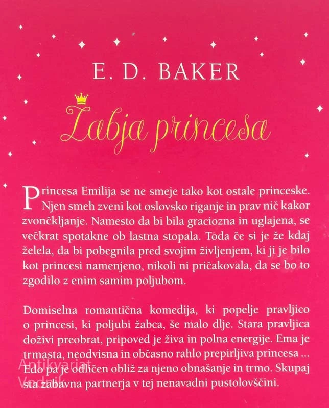ŽABJA PRINCESKA & ZMAJEVA SAPA ( 1. + 2. del), E. D. Baker