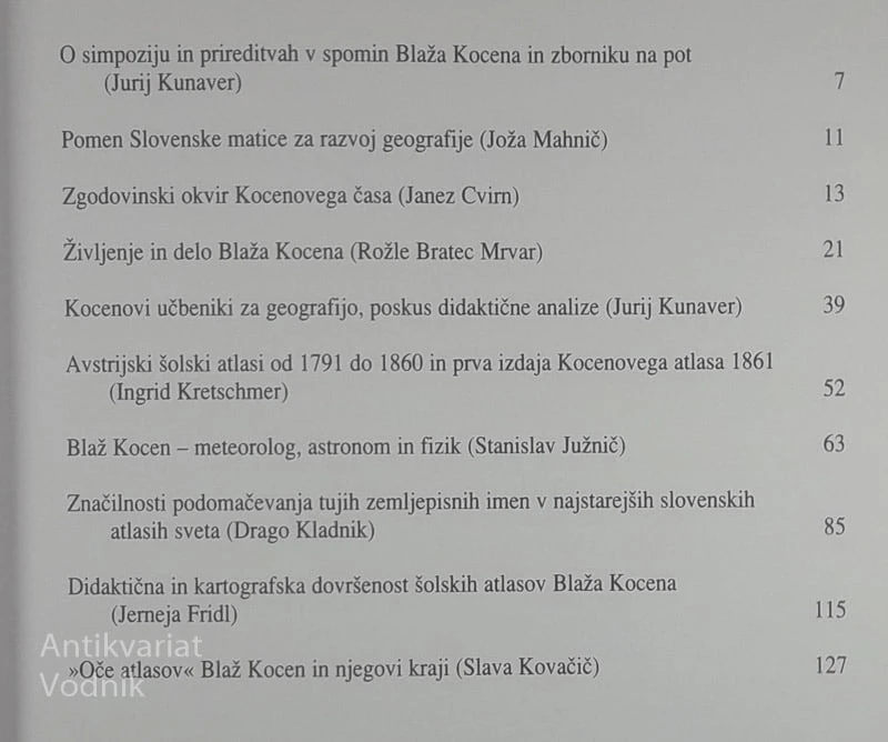 BLAŽ KOCEN 1821 – 1871