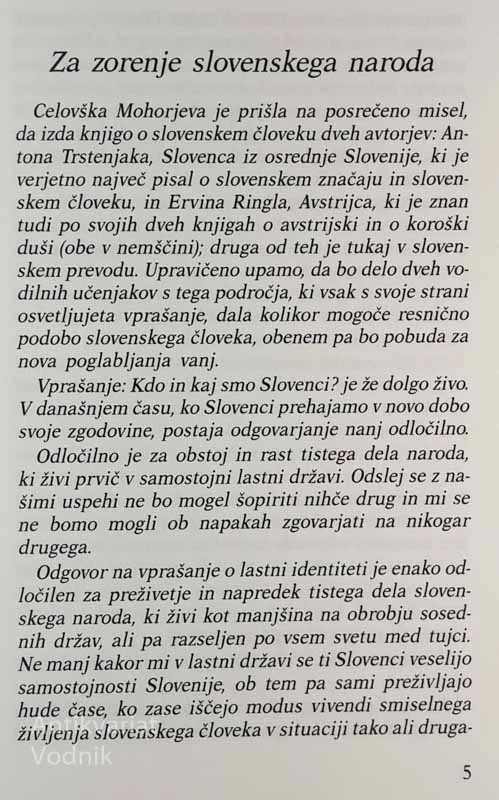 O SLOVENSKEM ČLOVEKU IN KOROŠKI DUŠI, A. Trstenjak, E. Ringel