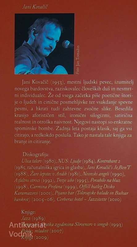 SOCIALITETE INO ŠTORIJALI, Jani Kovačič