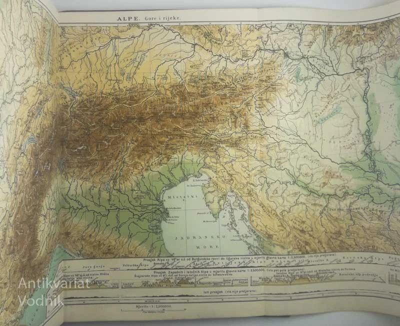GEOGRAFSKI ATLAS, priredil Milan Šenoa