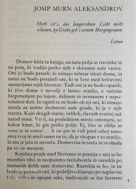 PESMI, Josip Murn