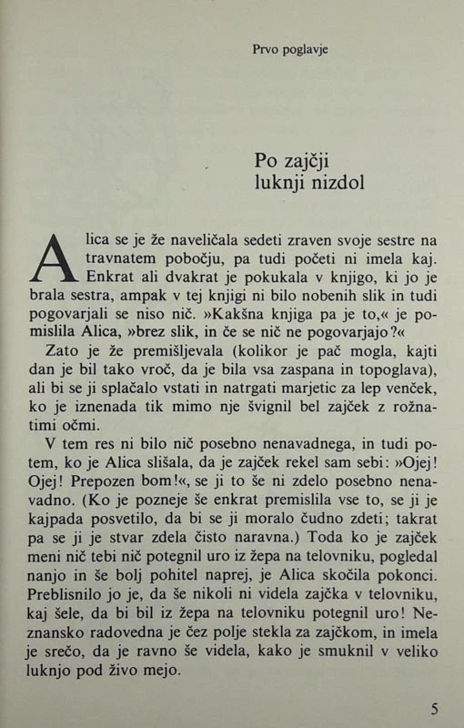 ALICA V ČUDEŽNI DEŽELI, Lewis Carroll
