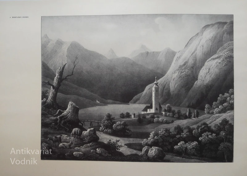WAGNERJEVE VEDUTE KRANJSKE 1842-1848, reprodukcije grafičnih listov v mapici