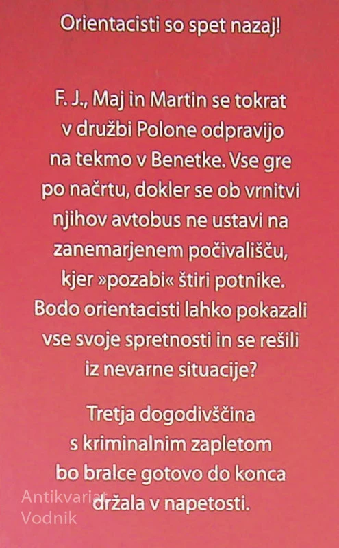 ORIENTACISTI; ŠKORPIJONOV PIK, Nina Mav Hrovat