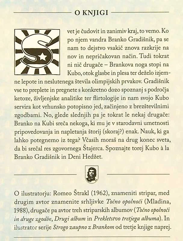 TISOČ IN NOBENA NOČ; STROGO ZAUPNO NA KUBI, Branko Grdišnik
