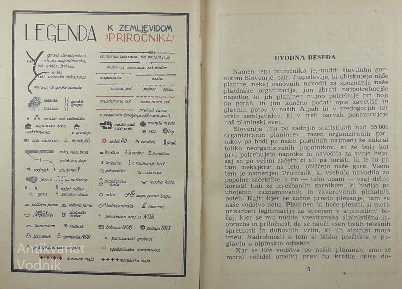 PRIROČNIK ZA PLANINCE, Dr. A. Brilej