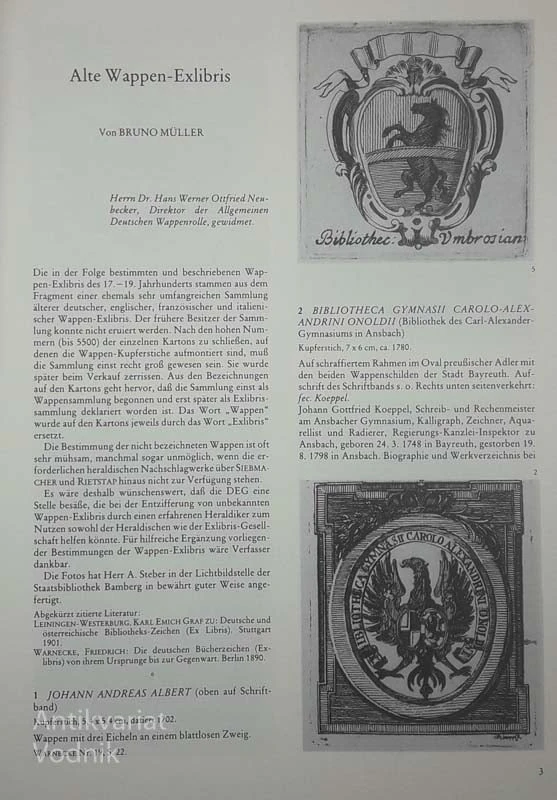EXLIBRISKUNST UND GRAPHIK; DEG JAHRBUCH 1986