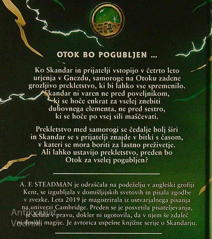 SKANDAR IN OKOSTNJAKOVO PREKLETSTVO, A. F. Steadman
