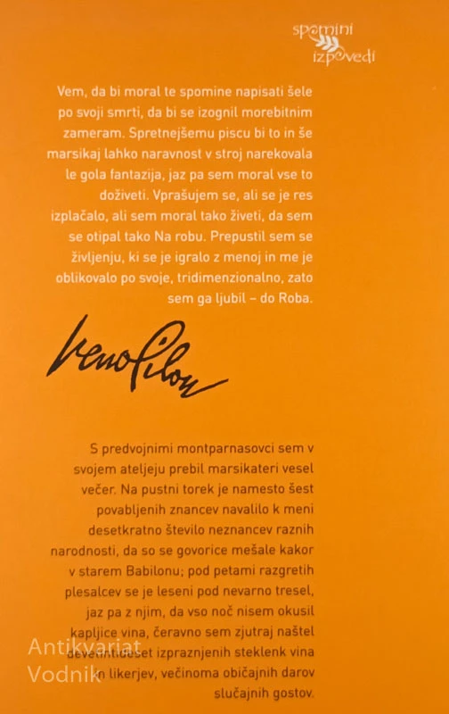 NA ROBU, Veno Pilon