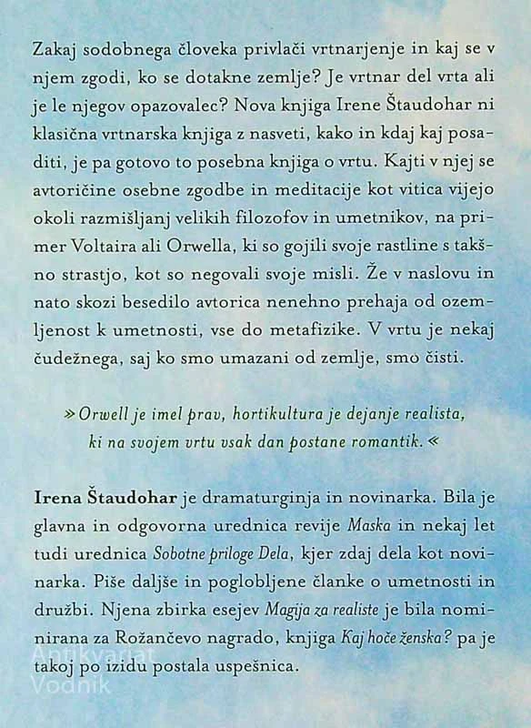 FIŽOLOZOFIJA; ČUDEŽI VRTNARJENJA, Irena Štaudohar