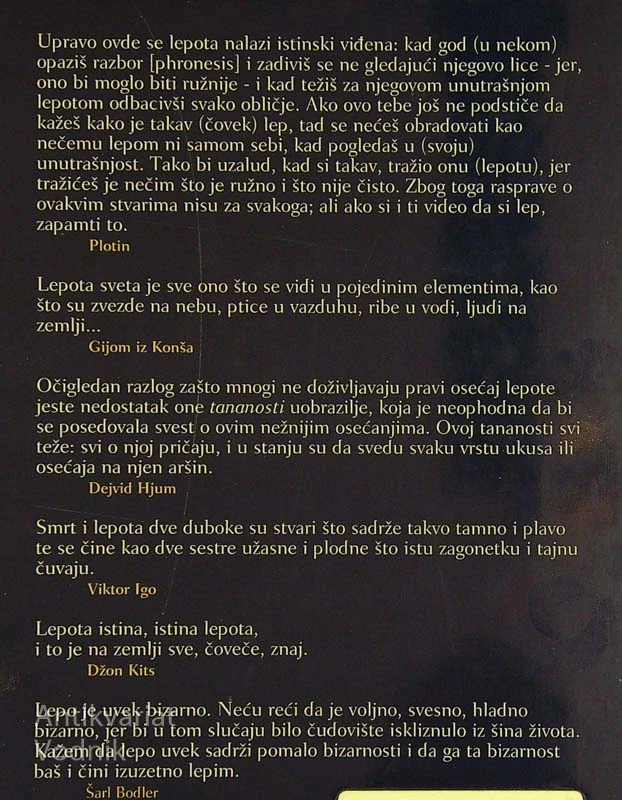 ISTORIJA LEPOTE, Umberto Eko (v srbskem jeziku)