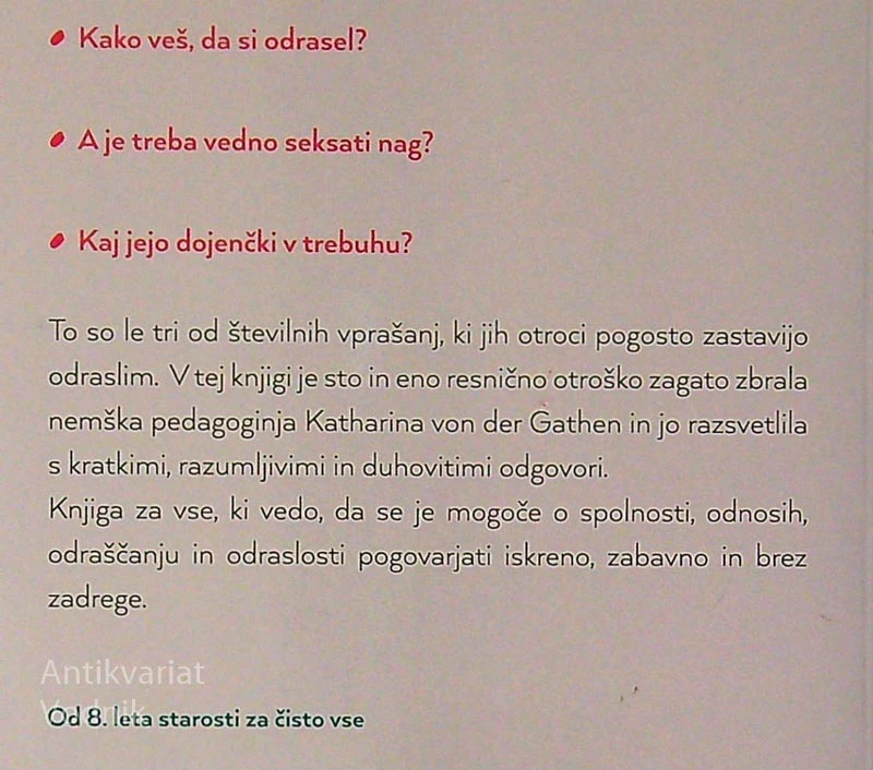 A TE LAHKO NEKAJ VPRAŠAM?, Katharina von der Gathen in Anke Kuhl