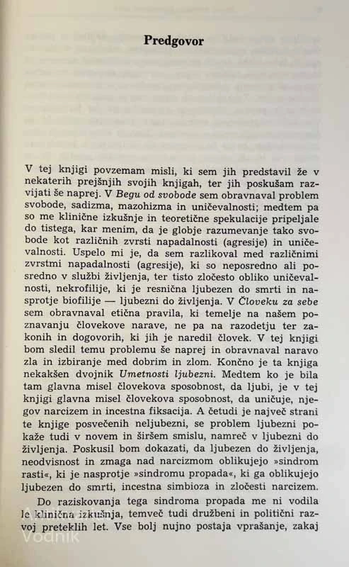 ČLOVEKOVO SRCE, Erich Fromm