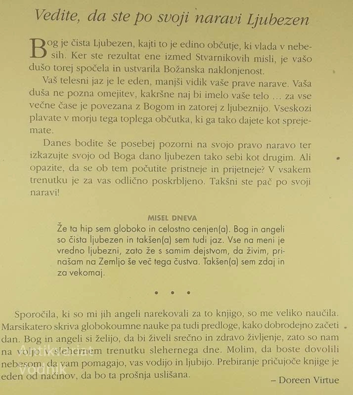 ANGELSKI NAPOTKI ZA VSAK DAN, Doreen Virtue
