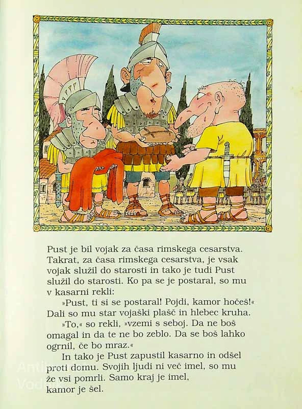 O PUSTU IN ZAKLETEM GRADU; SLOVENSKA LJUDSKA PRAVLJICA