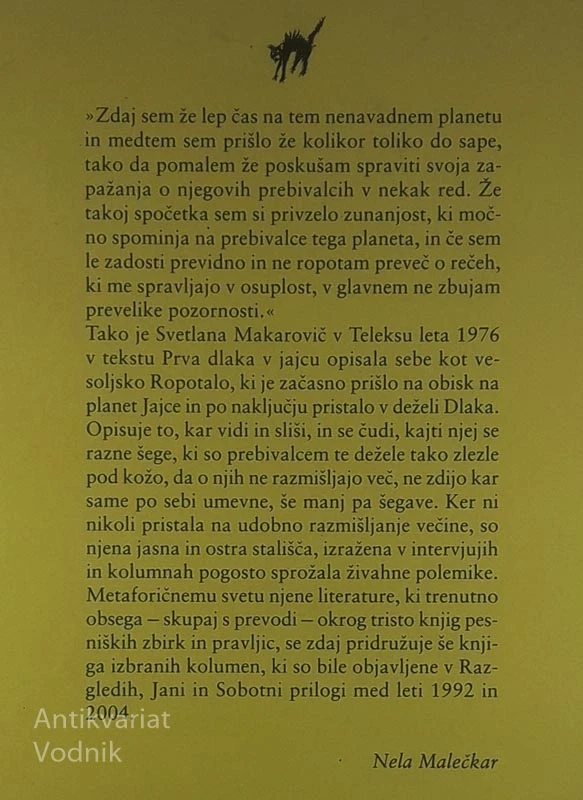 S KREMPLJEM PODČRTANO; ČASOPISNE KOLUMNE, Svetlana Makarovič