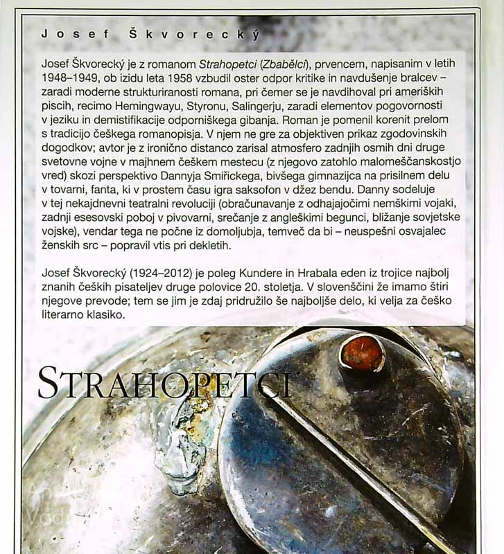 STRAHOPETCI, Josef Škvorecký