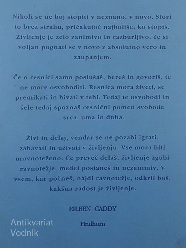 ODPIRANJE NOTRANJIH VRAT, Eileen Caddy