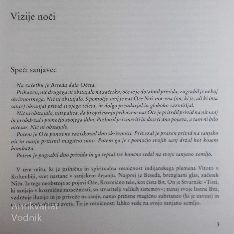 SANJE: VIZIJE NOČI, D. Coxhead & S. Hiller