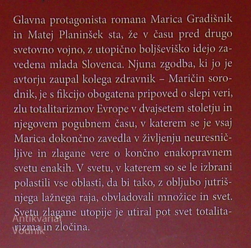 V OBJEMU ZLA, Božidar Radoš