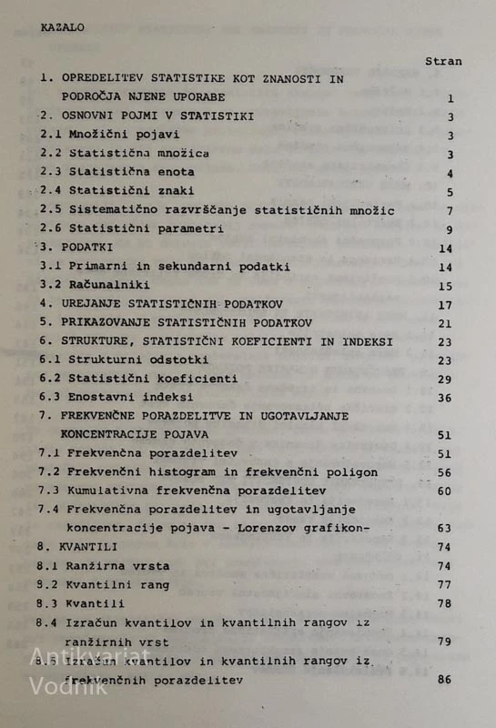 STATISTIKA, Anka Kristan