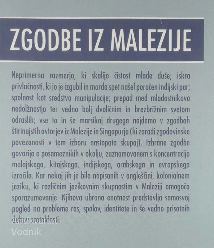 ZGODBE IZ MALEZIJE