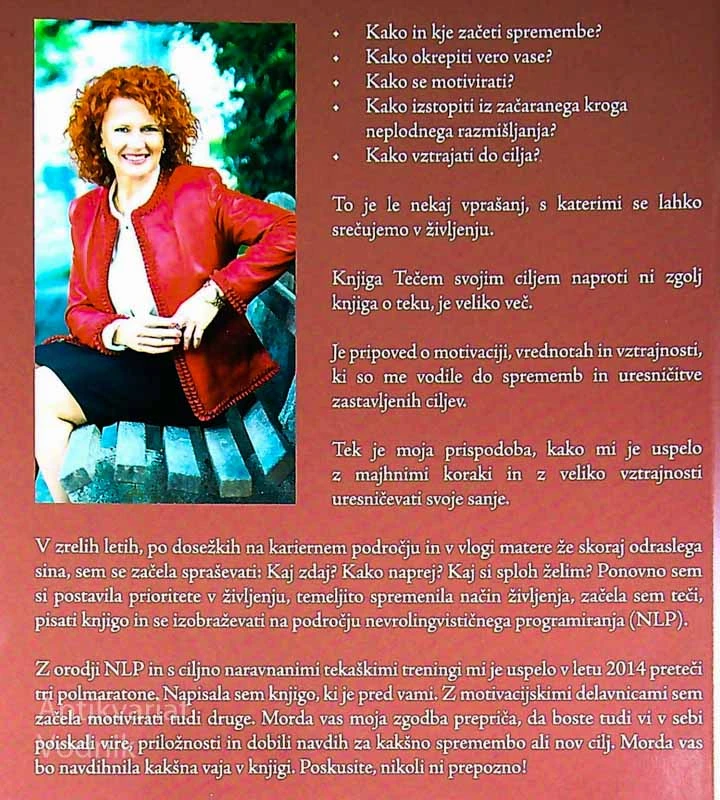 TEČEM SVOJIM CILJEM NAPROTI, mag. Marjana Žnidaršič