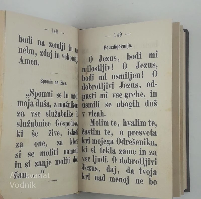 TOLAŽBA NEBEŠKA; KATOLIŠKI MOLITVENIK