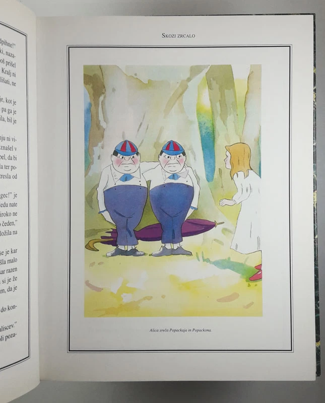 SKOZI ZRCALO IN KAJ JE ALICA NAŠLA NA DRUGI STRANI, Lewis Carroll