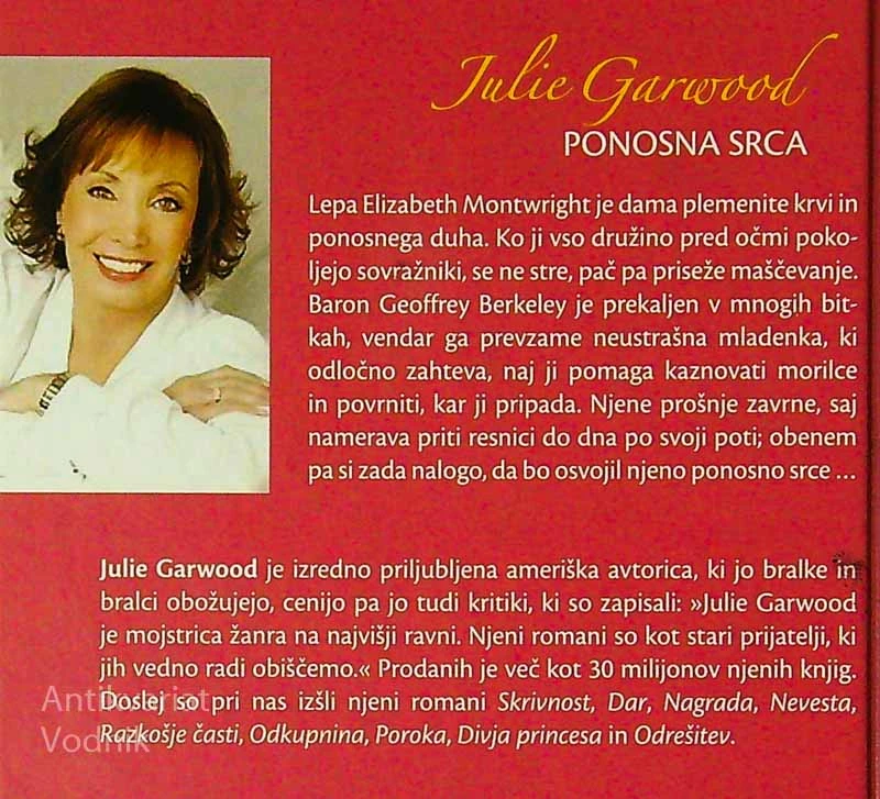 PONOSNA SRCA, Julie Garwood