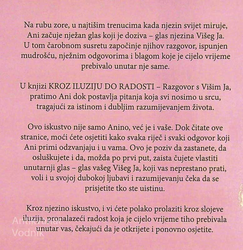 KROZ ILUZIJU DO RADOSTI; RAZGOVOR S VIŠIM JA, Ana Bučević
