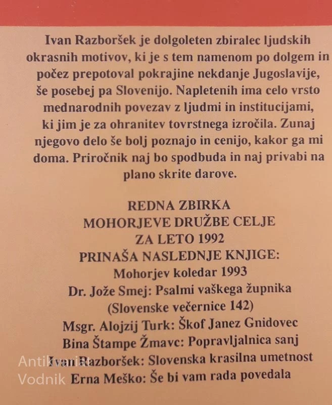 SLOVENSKA KRASILNA UMETNOST, Ivan Razboršek