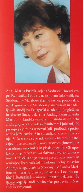 SAMO LJUBEZEN, Ana-Marija Pušnik
