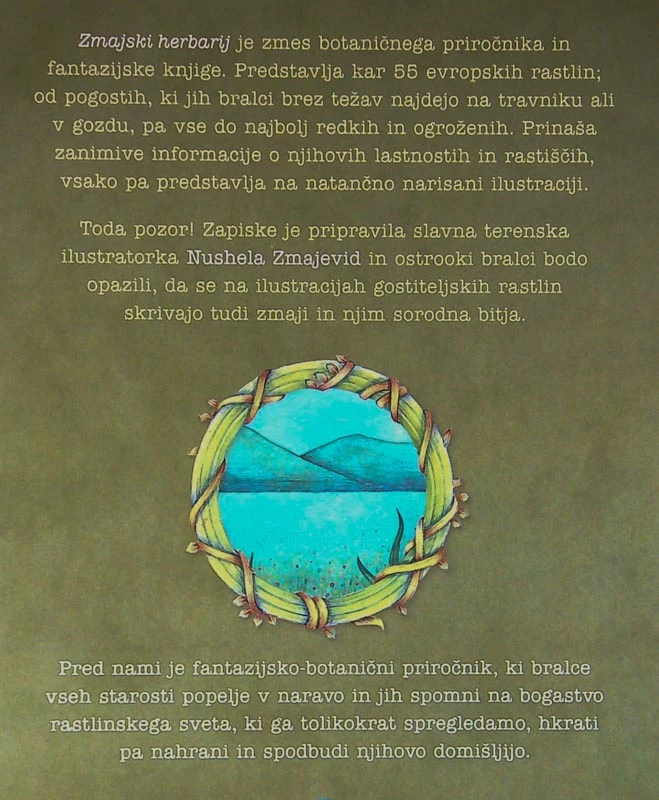 ZMAJSKI HERBARIJ; RASTLINE STARE CELINE, Nuša Jurjevič