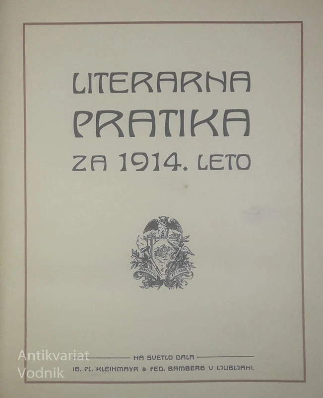 LITERARNA PRATIKA ZA 1914 LETO