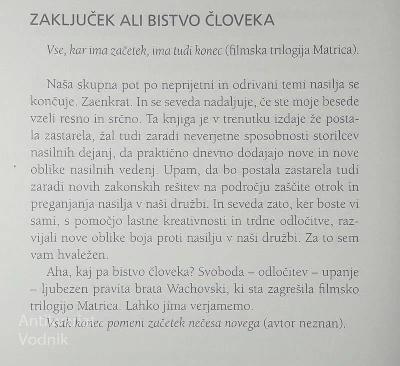 NEMOČ NASILJA, Matic Munc