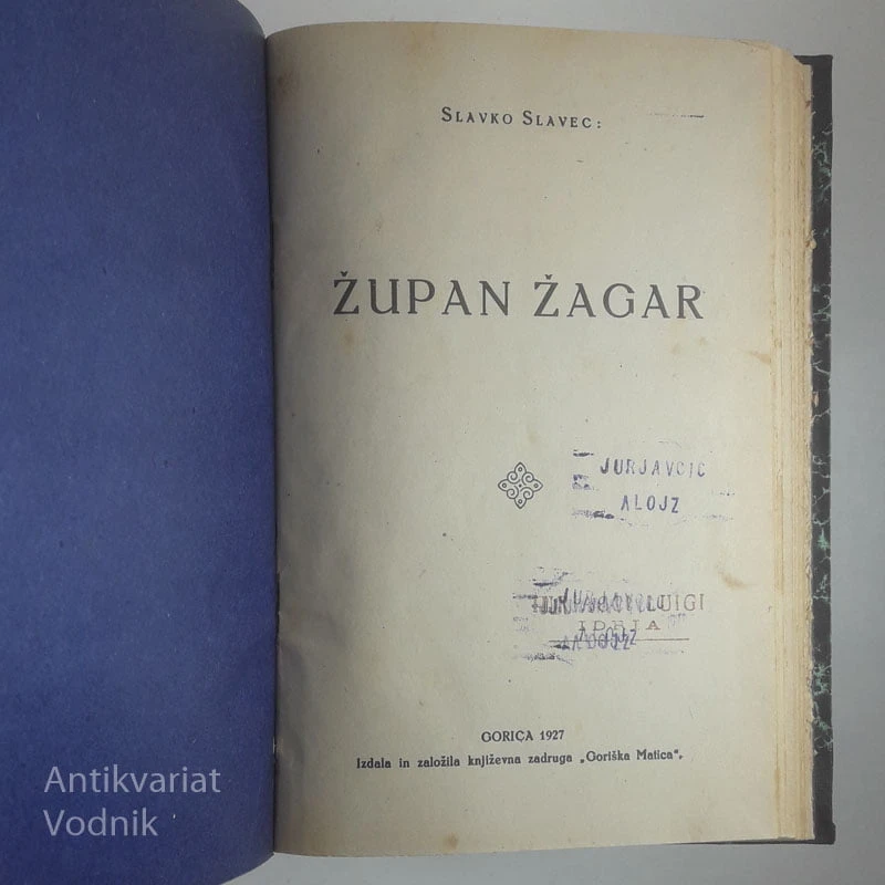 ŽUPAN ŽAGAR, Slavko Slavec