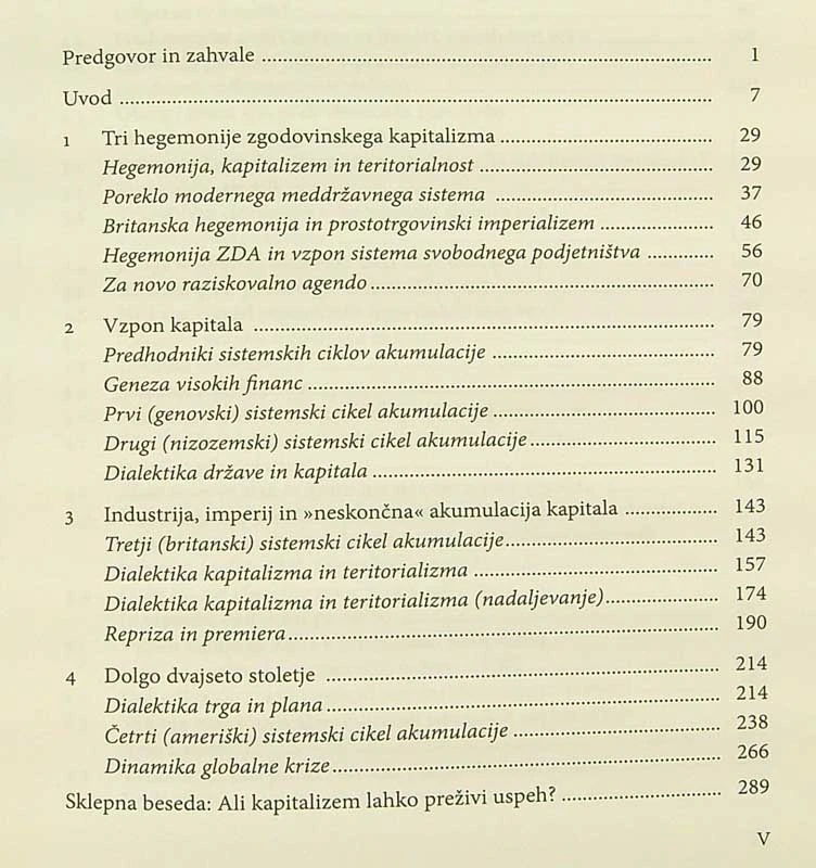 DOLGO DVAJSETO STOLETJE; KAPITALIZEM, DENAR IN MOČ, Giovanni Arrighi