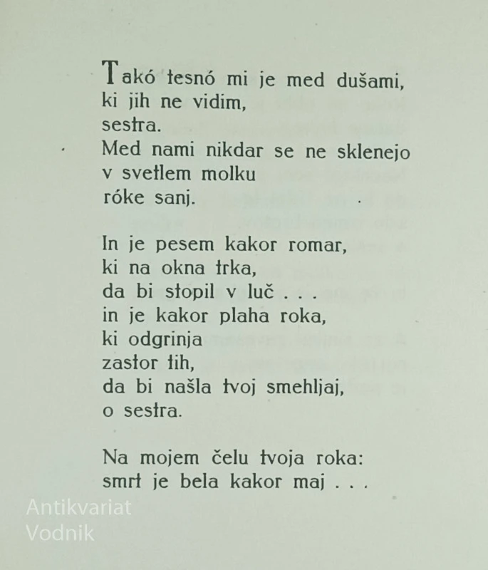 VIGILIJE, Anton Vodnik
